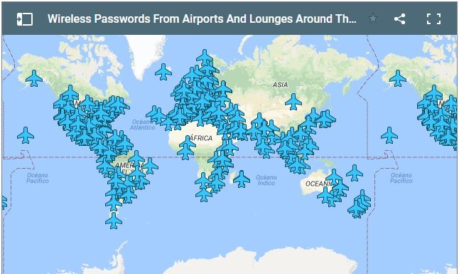 Esta es la lista de contraseñas de WI-FI de todos los aeropuertos del mundo