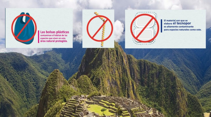 Machu Picchu libre de plásticos: Prohibirán el ingreso de plásticos no reutilizables