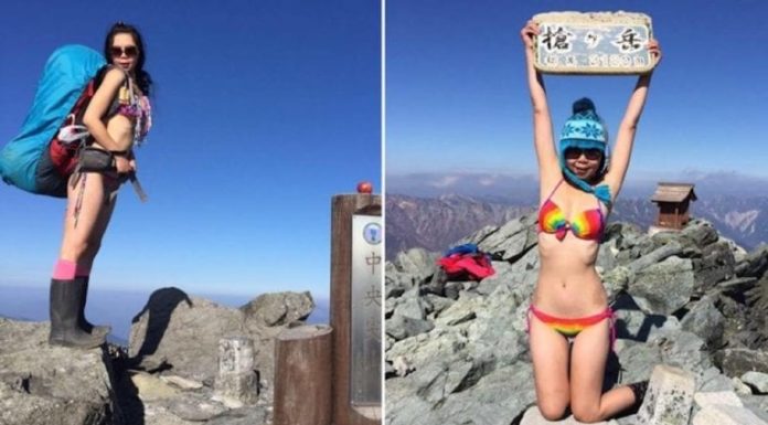 Mujer conocida como la «excursionista en bikini» murió congelada tras escalar montaña