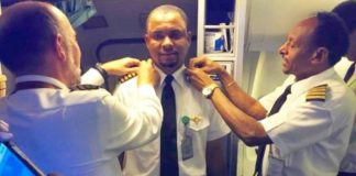 Conserje de aerolínea cumple su sueño de convertirse en capitán luego de 24 años