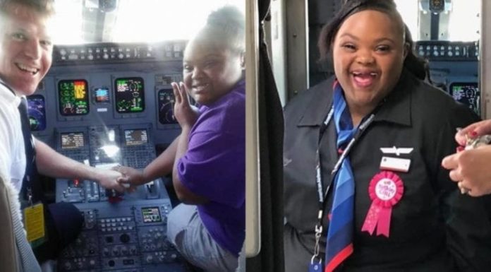 Te presentamos a la primera azafata con síndrome de Down de American Airlines