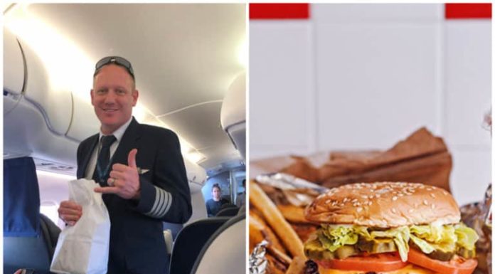 Un piloto le compró hamburguesas a todos sus pasajeros después de que se demorara el vuelo