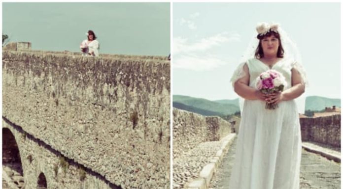 Se enamoró de un puente y se casó con él