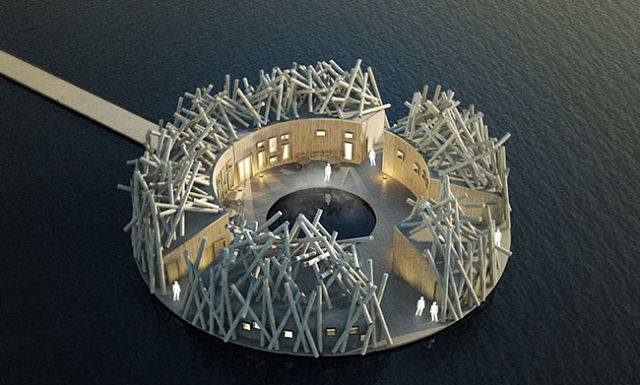 Este Hotel Sauna flotante tendrá increíbles vistas de la aurora boreal y ya está tomando reservas