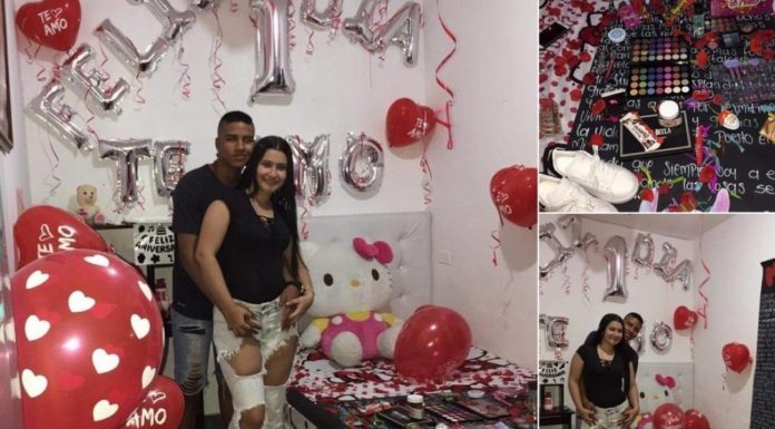 Hombre se hace viral tras celebrar el primer día de su noviazgo