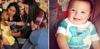 Una madre escucha emocionada el corazón donado de su hijo en otra niña