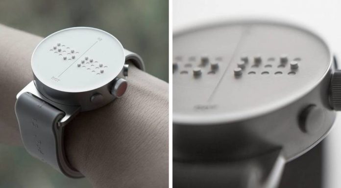 Este Smartwatch esta diseñado para que personas invidentes puedan utilizarlo