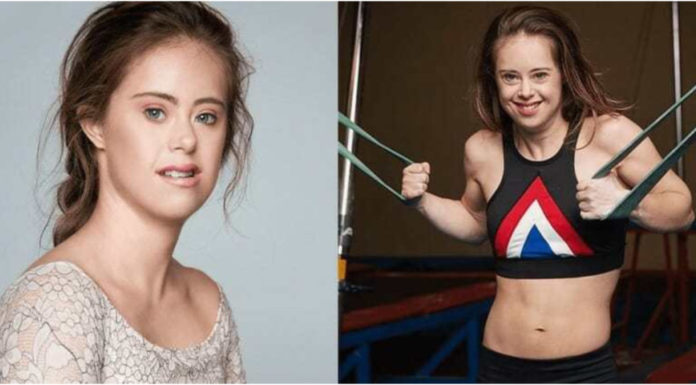 Una campeona de gimnasia con síndrome de Down se convierte en modelo y rompe todos los estereotipos