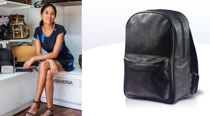 Sandra Valle, la diseñadora peruana que hace mochilas veganas con hojas de piña y shiringa