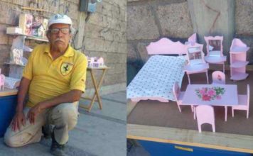 Abuelito pide ayuda en Internet para vender sus hermosas manualidades