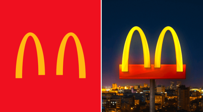 En Brasil, McDonald’s dividió su logotipo en 2 arcos para crear conciencia sobre la distancia social.