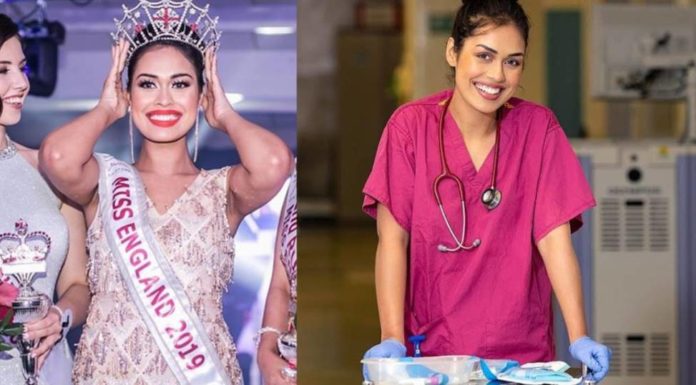 Miss Inglaterra cuelga su corona para volver a trabajar como doctora y luchar contra el coronavirus