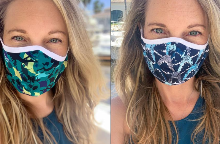 Este grupo de buceo hace máscaras con plásticos reciclados del mar