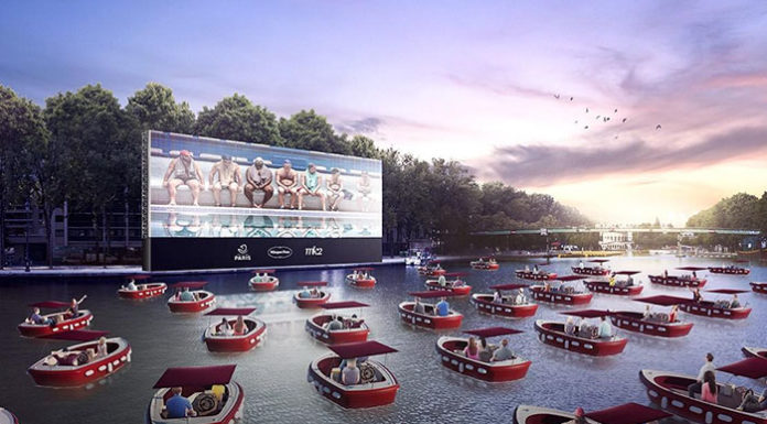 Un cine flotante al aire libre llegará a La Villette en París este verano